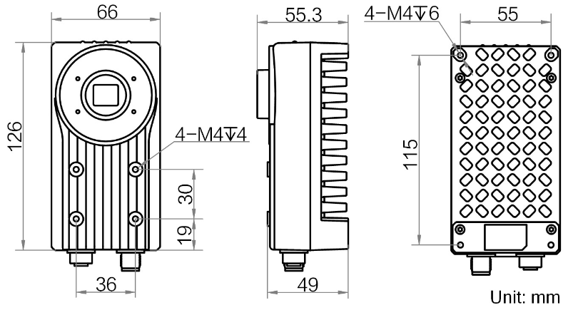 ?？礗D6000系列 MV-ID6200EM-00C-NNG 2000 萬(wàn)像素外形尺寸.png